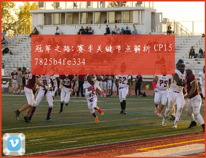 冠军之路:赛季关键节点解析 CP157825b4fe334